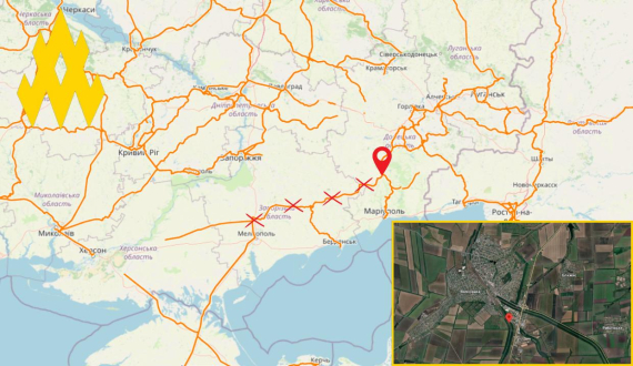 "АТЕШ" повідомив про підрив залізниці на важливому вузлі постачання РФ