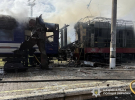 Спасатели ликвидировали пожар после атаки дронов в Шостке