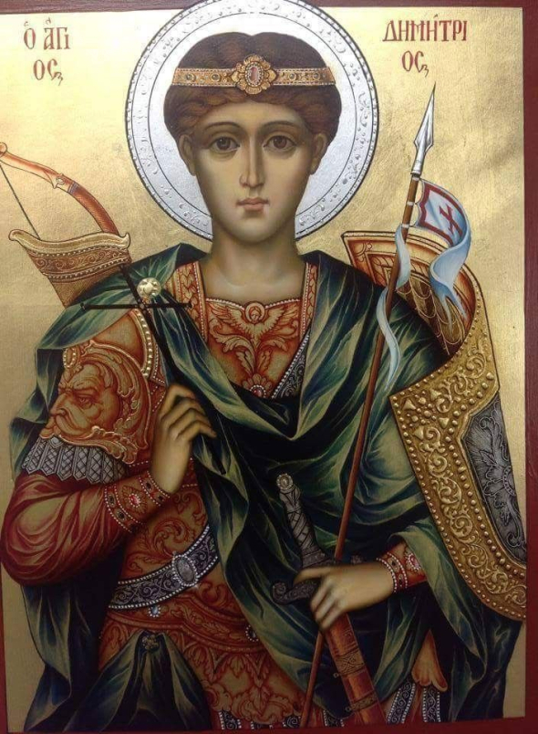 Святий Димитрій сприймався як захисник вітчизни, патрон військової справи, воїнів і лицарства