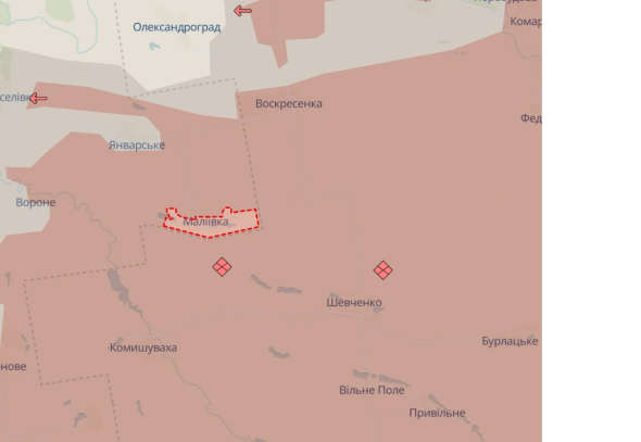 Россияне оккупировали Малеевку на Днепропетровщине