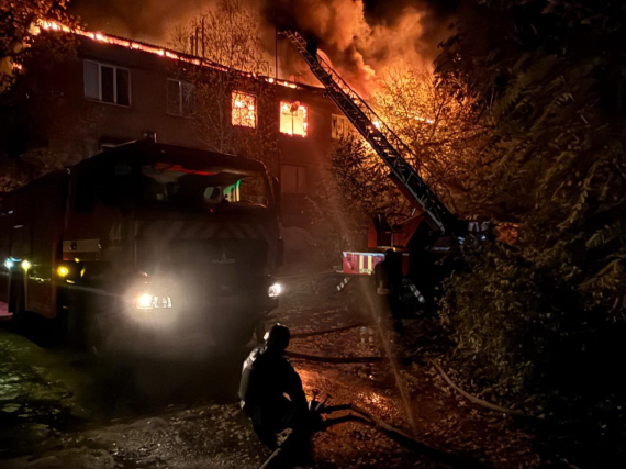 В Днепропетровской области из-за российских ударов вспыхнули пожары