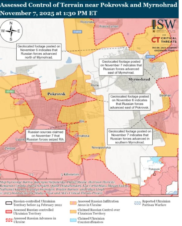 Войска РФ расширили логистику вокруг Покровска