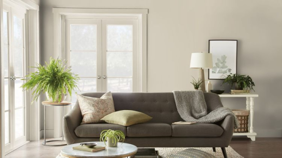 Вісім заспокійливих кольорів фарби, які дизайнери використовують для створення теплої, гостинної вітальні