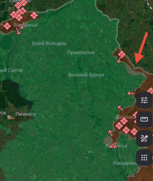 Россияне могли прорваться в Харьковской области