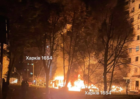 Російські загарбники атакували Харків дронами