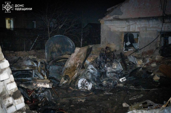 В последствии атаки РФ на Одессу много разрушений и пострадавших