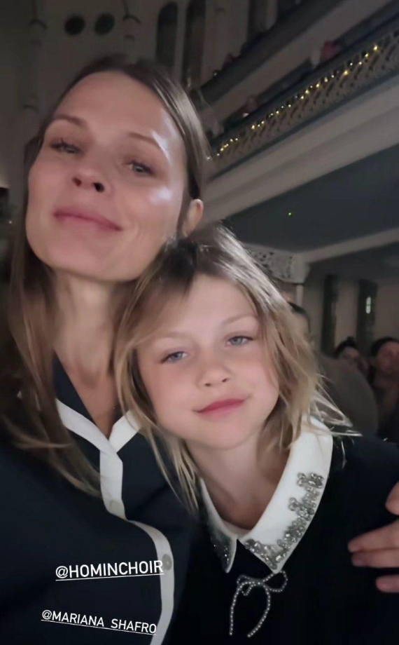 Оля Фреймут з донькою