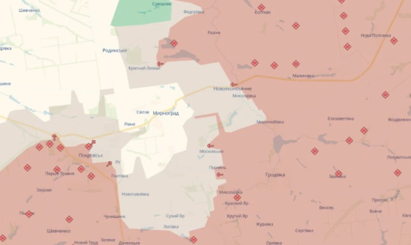 Підрозділи російських військ просунулись на території Донецької та Запорізької областей
