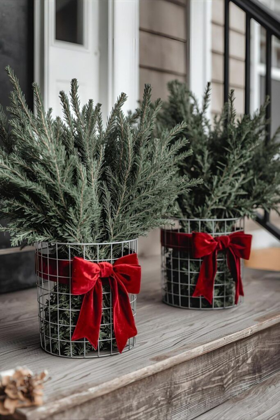 Украшаем вход в дом к Рождеству: атмосферная подборка интереснейших идей