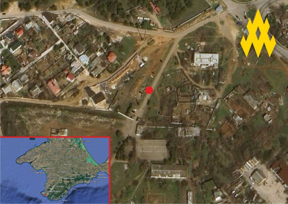 Агенти "АТЕШ" зафіксували російську техніку за координатами в Севастополі