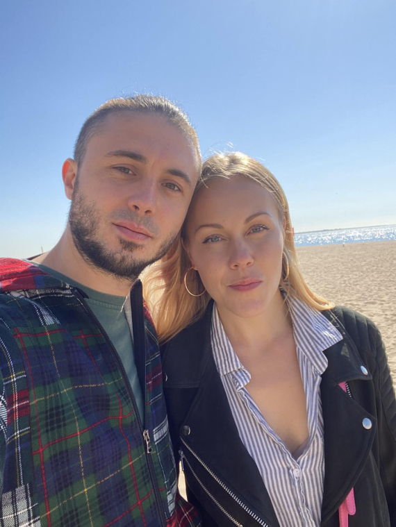 Тарас Тополя з дружиною