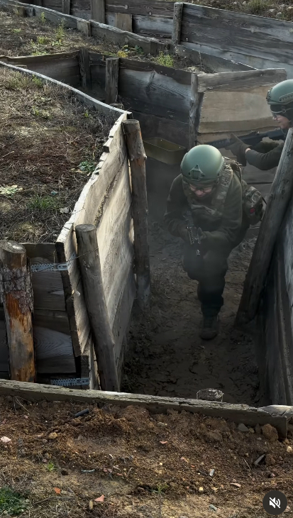 Кристина Горняк на курсе боевой подготовки