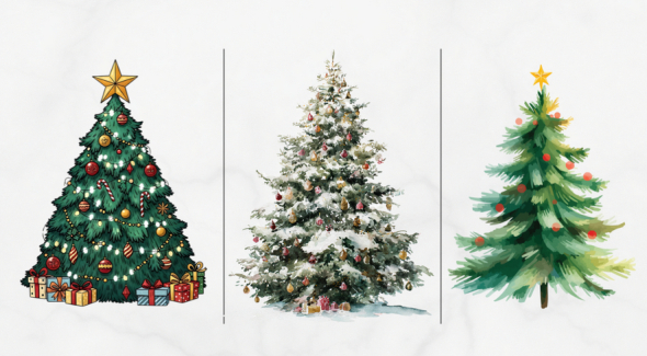 Тест на особистість: виберіть різдвяну ялинку, щоб розкрити свою справжню сутність