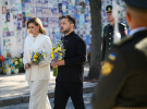 Зеленський і Зеленська вшанували загиблих захисників України