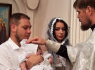Хрещення доньки Інни Бєлєнь Кіри