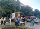 У Чугуєві на Харківщині тривають роботи з ліквідації наслідків російської атаки на центр міста