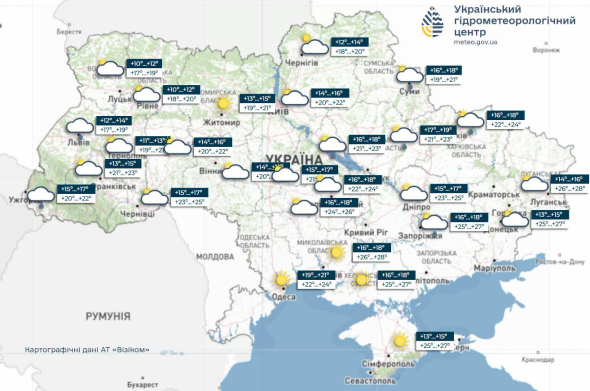 Погода в Україні 11 вересня