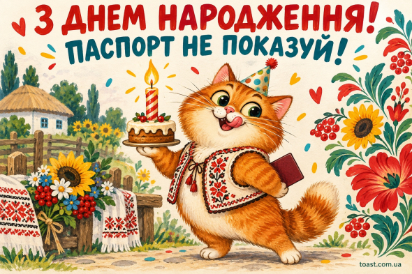 Святковий настрій не потребує перевірки паспорта.