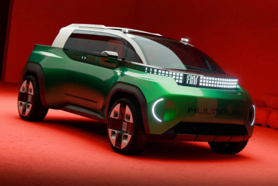 Fiat показав у Парижі незвичний автомобіль із салоном на сімох