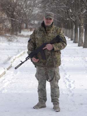 командир опорного пункта полиции г. Красногоровка Валерий "Ярмол"