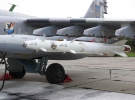 Су-25 299-ої бригади тактичної авіації з чотирма підвішеними ракетами Х-25МЛ