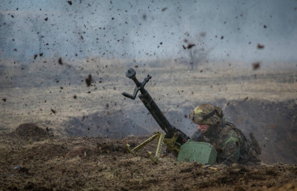 Позиції ЗСУ на Світлодарській дузі 