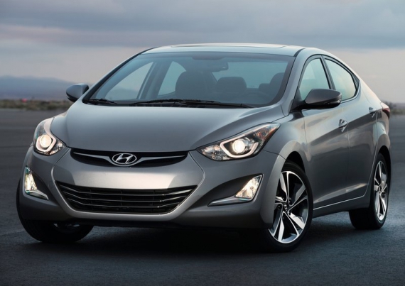 Hyundai Elantra на 3 місці