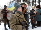 Театрализованное военно-историческое действо "Бой за станцию Круты" .Львов, ул. Винниченка 18, 29 января 2017