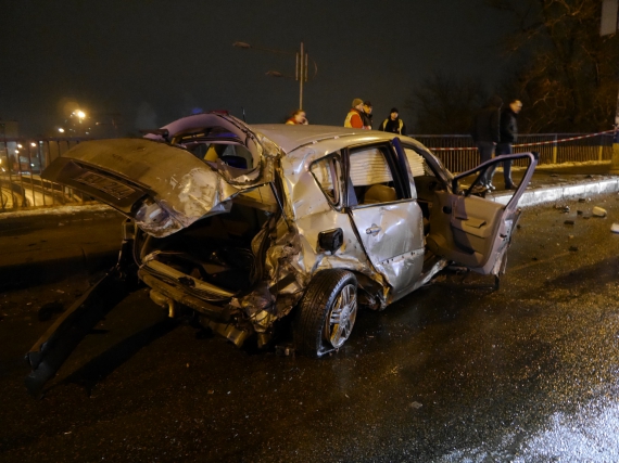 Тройное ДТП на Воздухофлотском проспекте