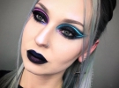 Весенний тренд макияжа - неоновые стрелки