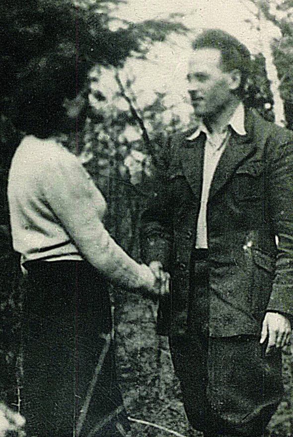 Члени ОУН Марія Савчин – ”Марічка” та Василь Галаса – ”Орлан”, 1945 рік
