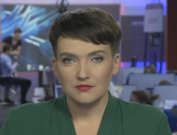 Надежда Савченко появилась в телеэфире в новом амплуа
