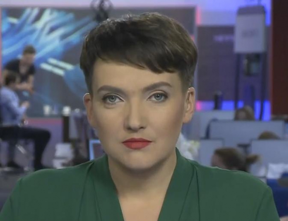 Надія Савченко з'явилася у телеефірі у новому амплуа