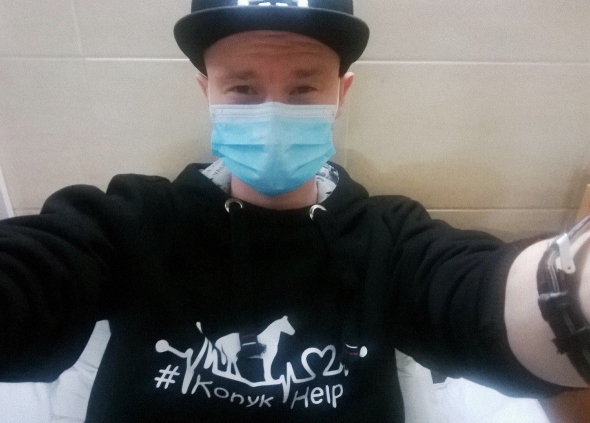 23-летний Андрей Конык страдает раком крови
