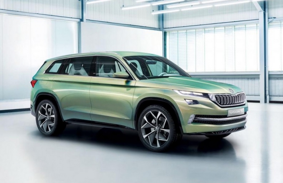 Вероятный прототип электромобиля - Skoda Vision S