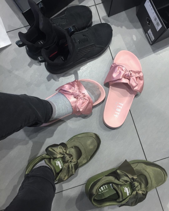 Рианна совместно с брендом Puma представила коллекцию обуви для дерзких модниц