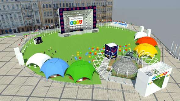 Фан-зона Евровидение будет работать на Софийской площади 