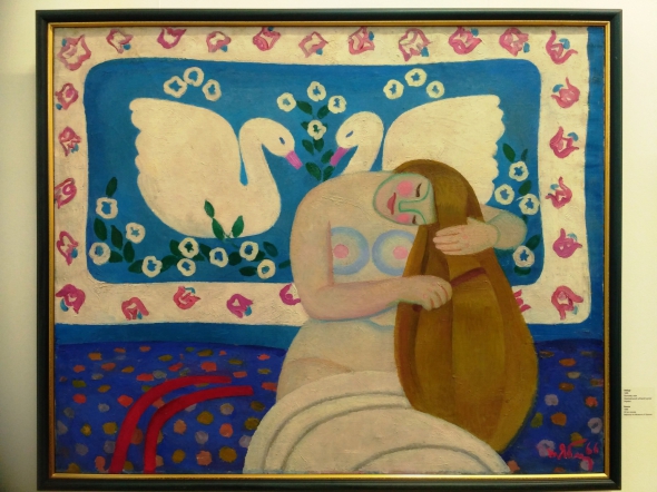 Картина "Лебеди", 1966 г.