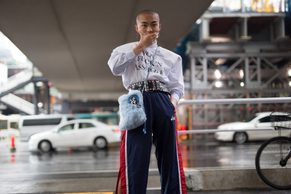Уличный стиль на Неделе моды в Токио