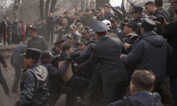 Протесты в Кыргызстане