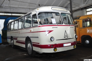 ЛАЗ-697М "Турист" 1973 року випуску. Він проїхав тільки 800 км. Збереглося три такі автобуси