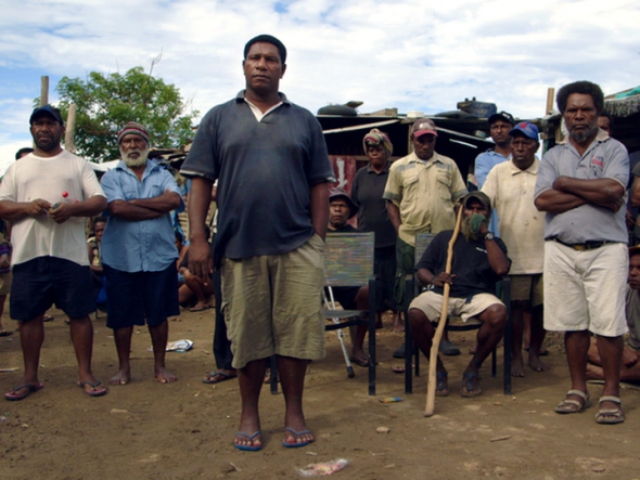 Лидер общины Пага Хилл в Папуа-Новой Гвинее Джо Мозес
