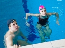 Чтобы преодолеть страх перед водой, достаточно нескольких занятий в теплом бассейне. 