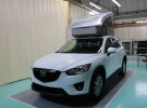 Mazda CX-5 с палаткой на крыше