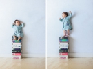 Мужчина создал яркий фотосет с дочкой без фотошопа