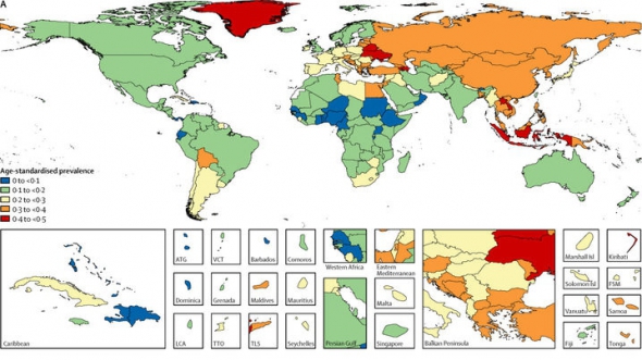 Інфографіка поширення щоденного куріння