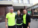 Андре Тан с командой на подготовке к забегу Nova Poshta Kyiv Half Marathon-2017