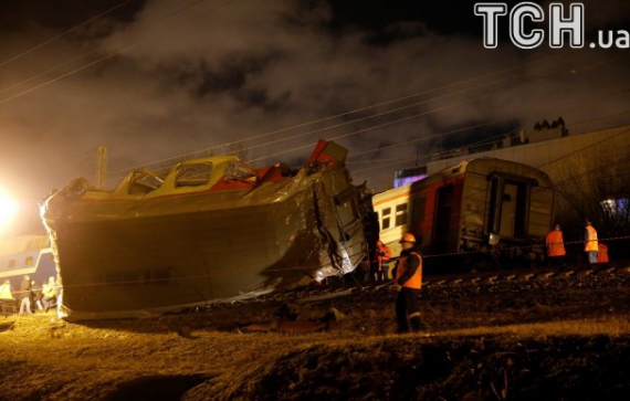 в Москве произошла авария на железной дороге