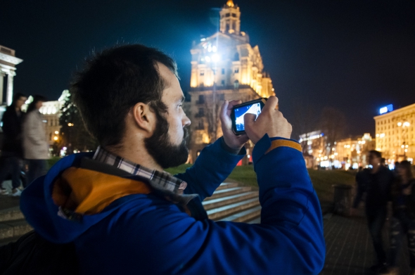 Анатолий Чернов снимает столичные пейзажи