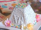 Творожная паска с маком и заварным кремом